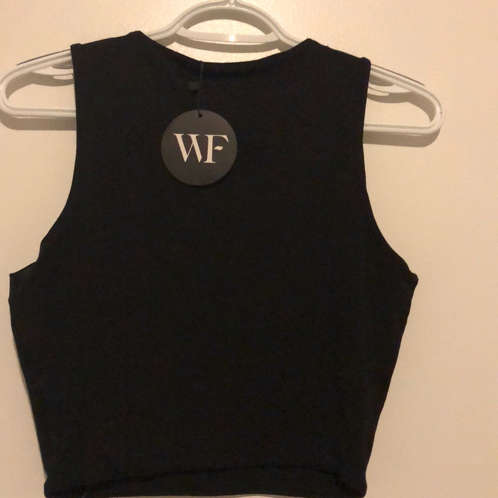 Black Crop Top - Picture 3 of 3